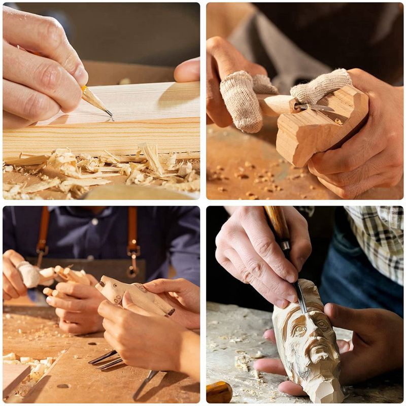Woodworking Kits For Adults - ABVA houtblokken van lindehout voor houtsnijwerk,