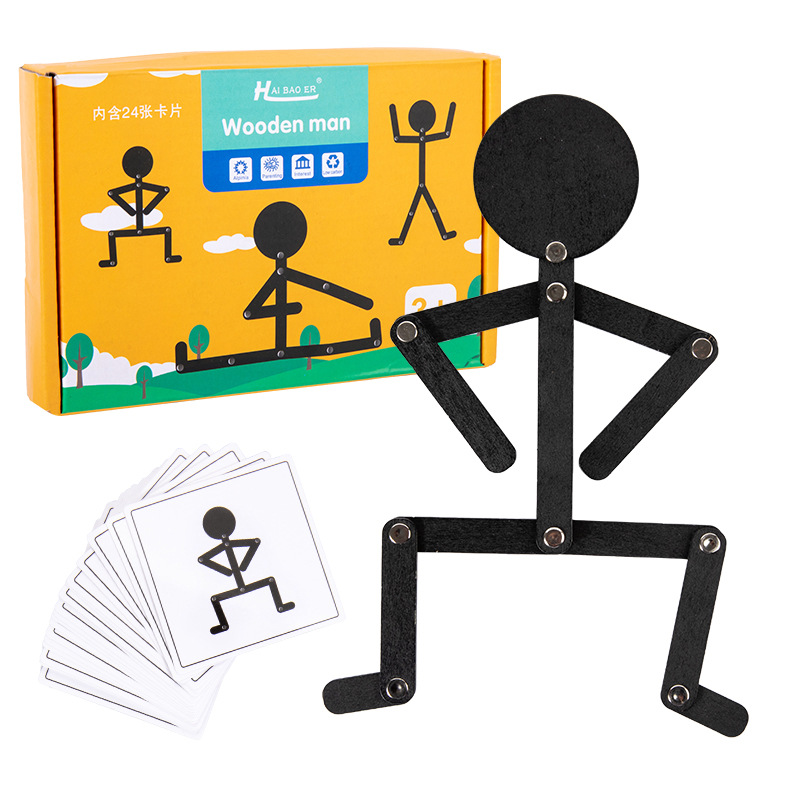 Woodworking Kids Toys - DIY-puzzelspeelgoed Borden Educatief spel Vroeg leren