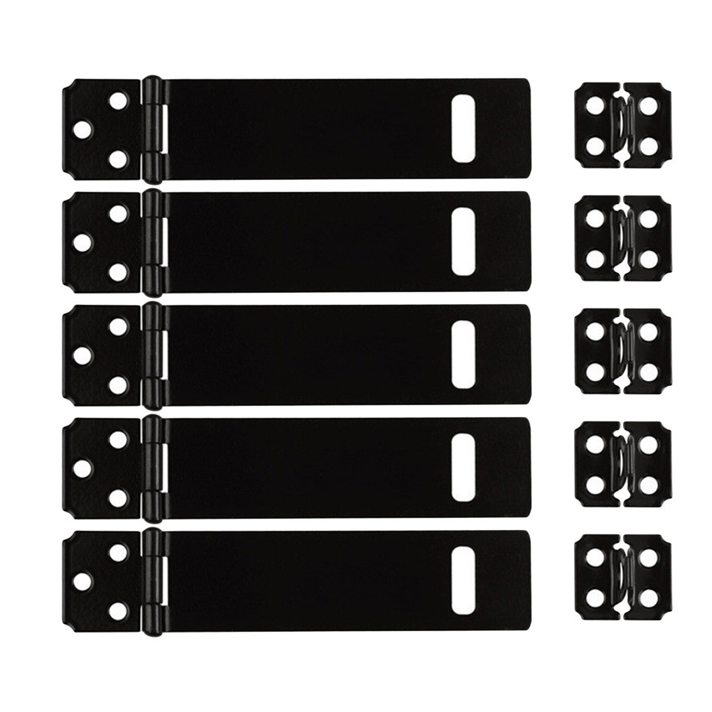 Woodworking Garage - 5-delige ijzeren grendelslotset, zwaarbelastbaar hangslot met