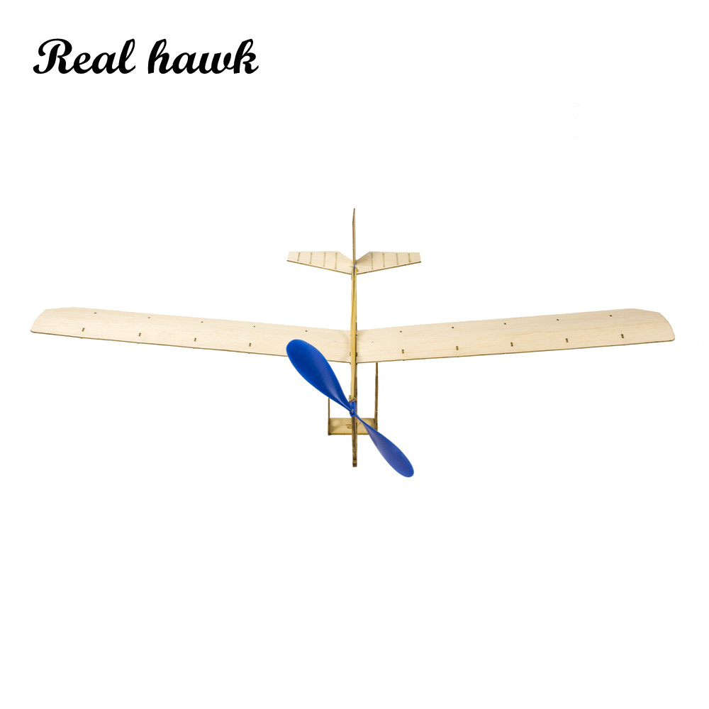 Woodworking Kids Toys - STEM rubberen band aangedreven vliegtuigkit, doe-het-zelf