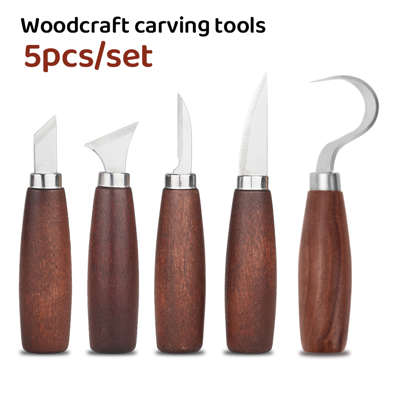 Wood Chisel Set - 5 stks gereedschap voor houtsnijwerk Beitel