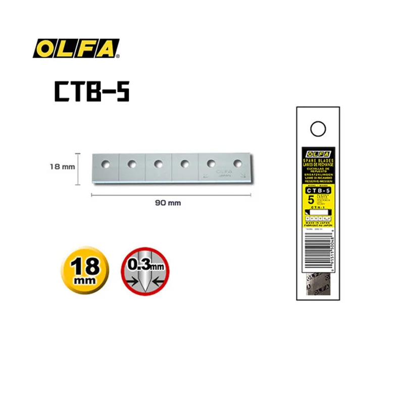 Woodworking Japan - OLFA CTB-5 5 stks Karton Cutter