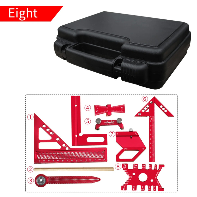 Woodworking Plan - Houtbewerking Aluminium Vierkante Kit met Doos