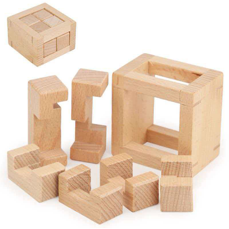 Woodworking Game - YueYu II Houten Ontwarringspuzzels Moeilijke Breinbrekers