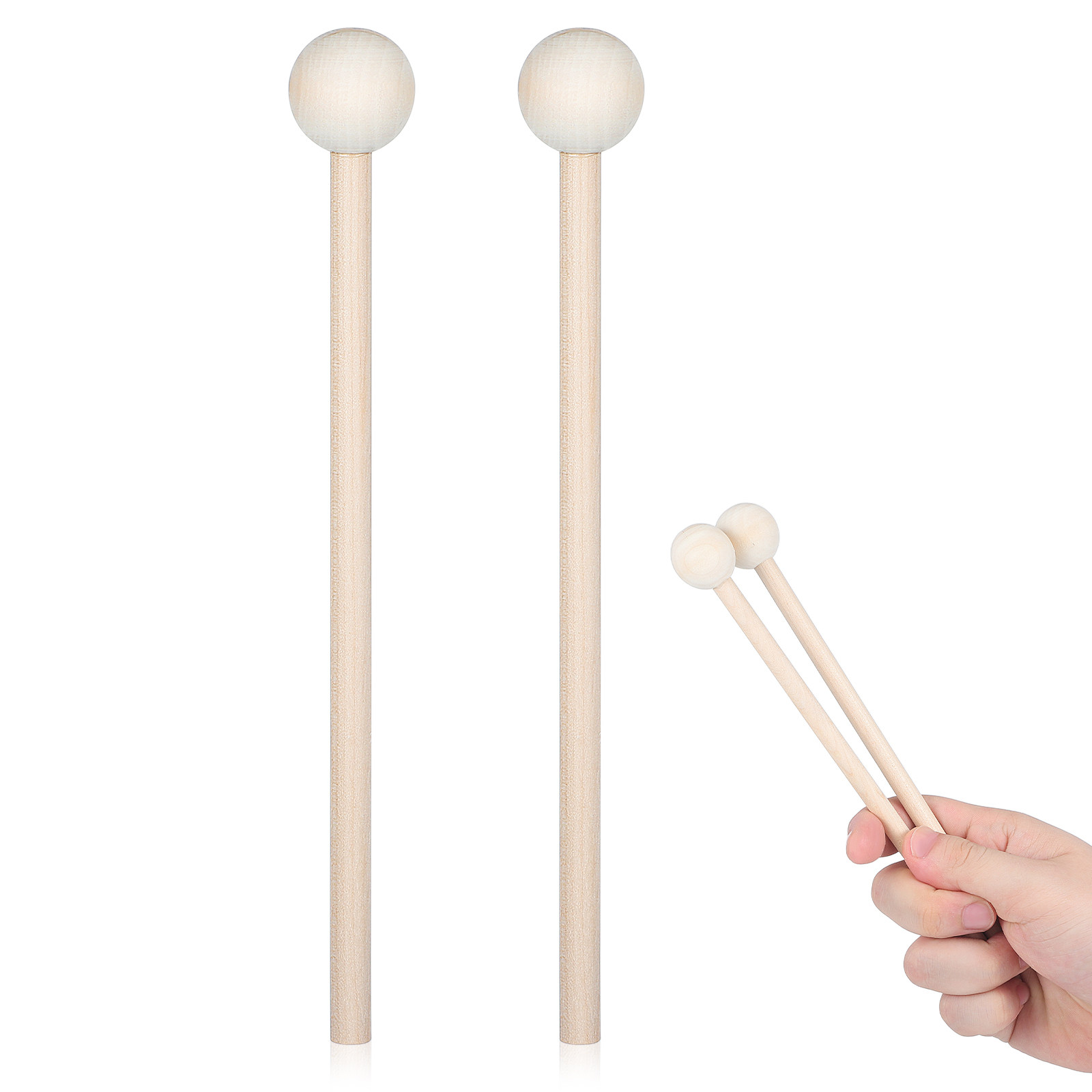 Woodworking Xylophone - 2 stuks xylofoonhamers, drumstokken voor kinderen,