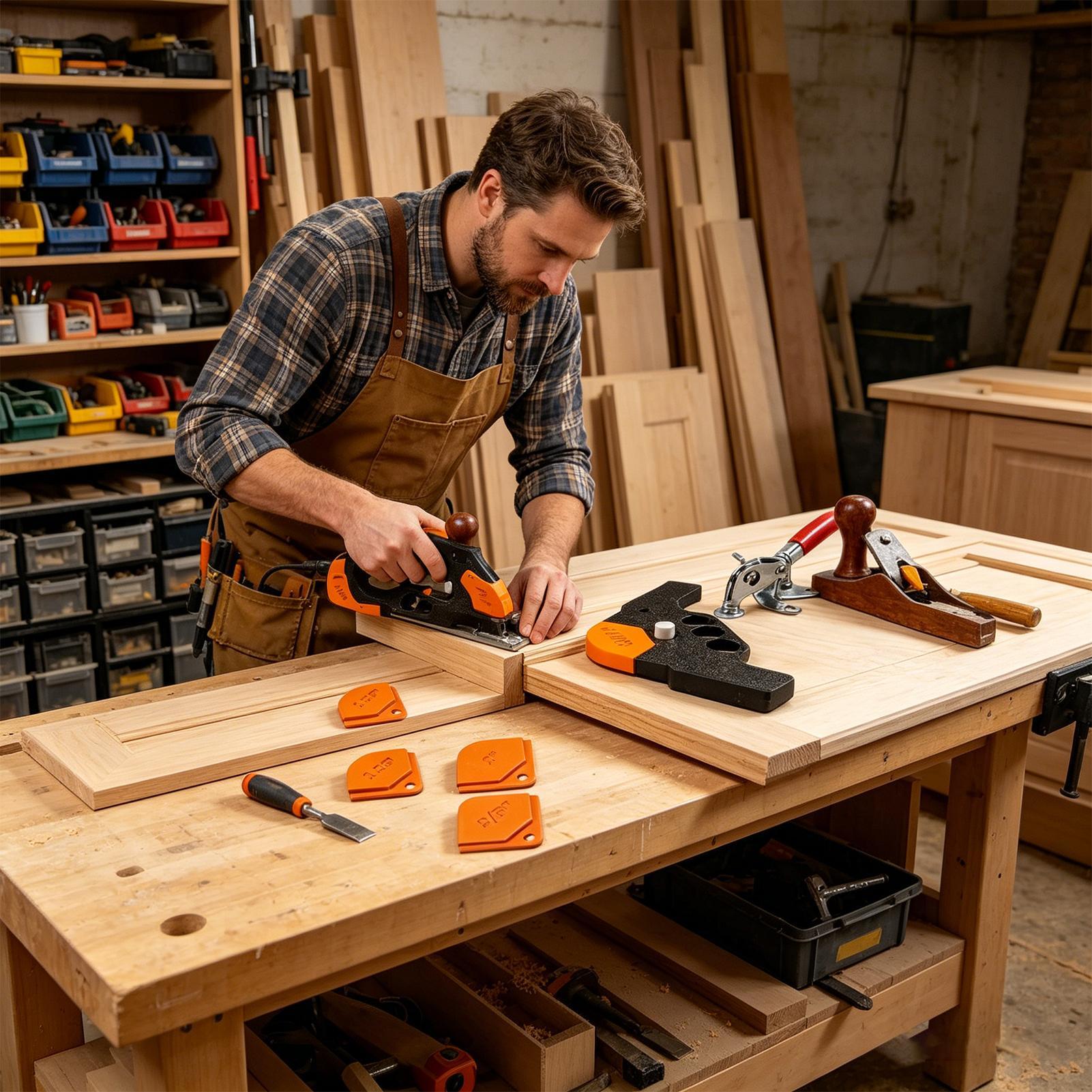 Woodworking Templates - Router Hoekradius-sjabloon 5 stuks Hoge hardheid