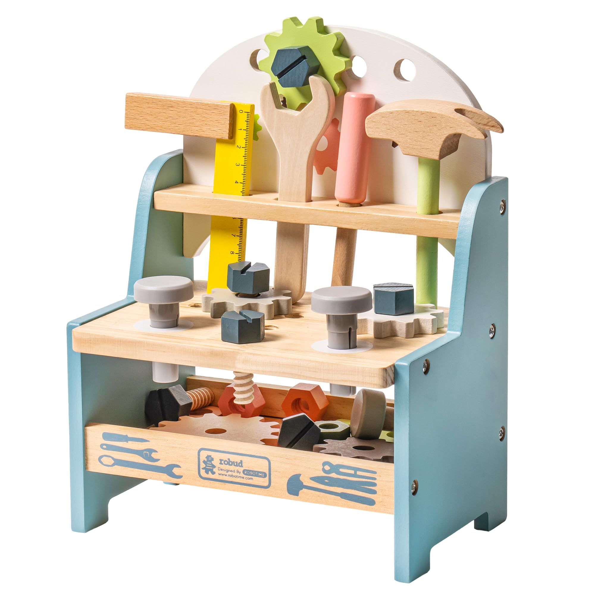 Woodworking Plan - ROBUD Mini Houten Speelgereedschap Werkbank Set