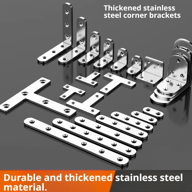 Woodworking Joints - Meubel- en kasthoekbeugel - RVS 90