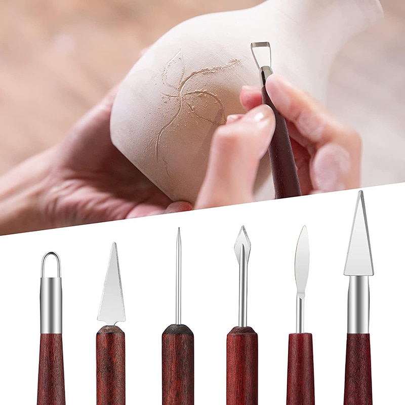 6PCS Beeldhouwen Aardewerk Kle - Wood Chisel Set recensie en prijs