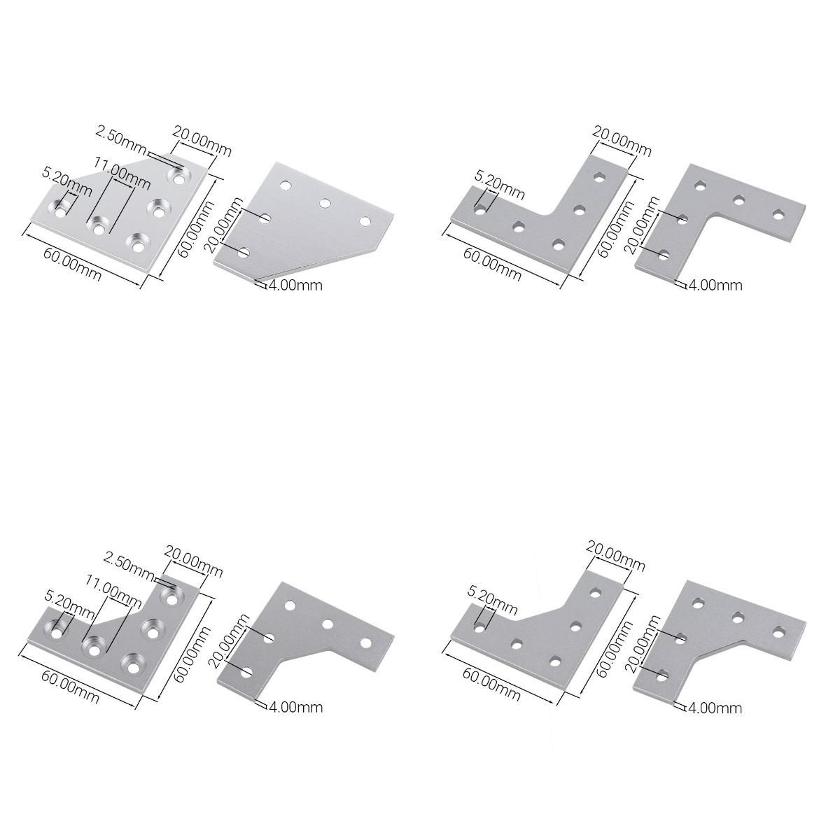 4 stuks/lot L-type 5-gaats 90  - Woodworking Joints recensie en prijs