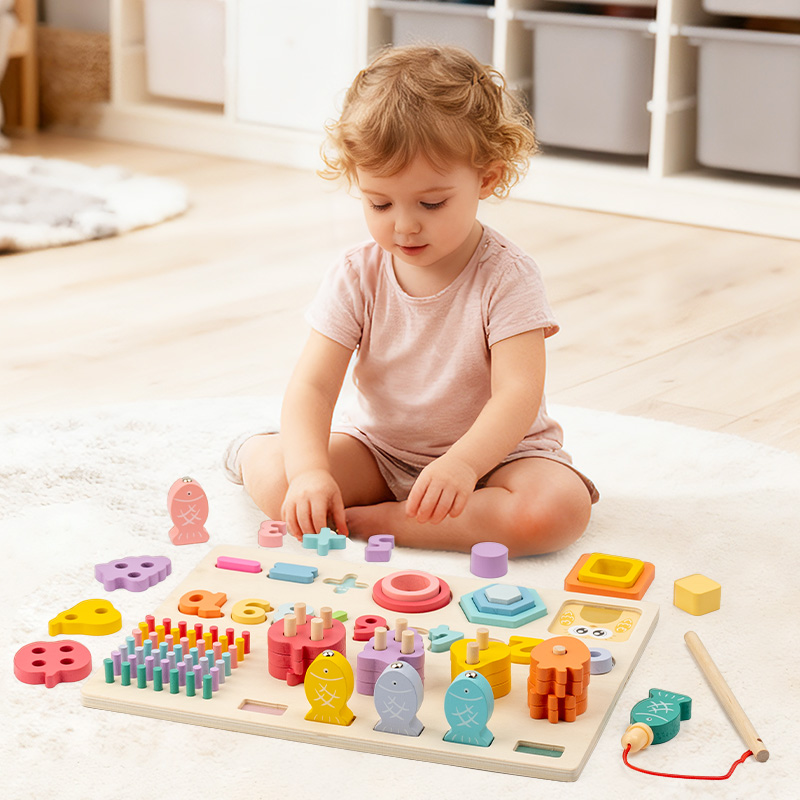 Houten multifunctioneel logari - Woodworking Kids Toys recensie en prijs