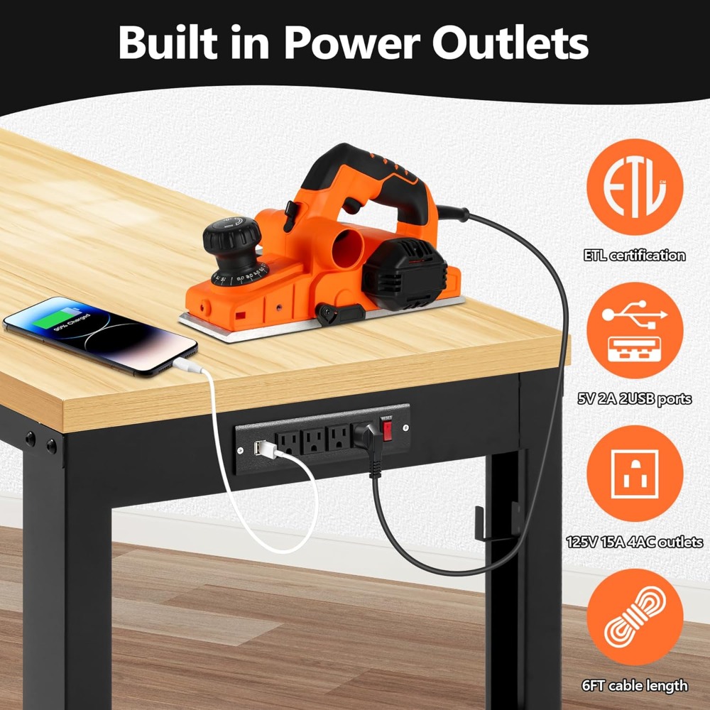 Verstelbare werkbank, robuuste - Woodworking Garage recensie en prijs