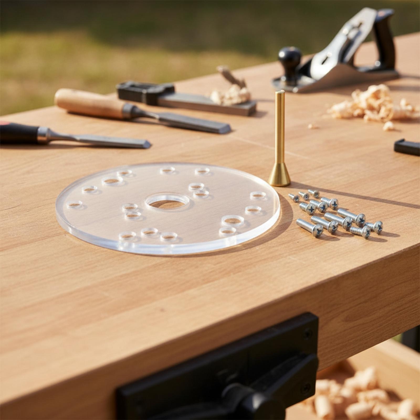 Acryl routerbasisplaat met gel - Woodworking Templates recensie en prijs