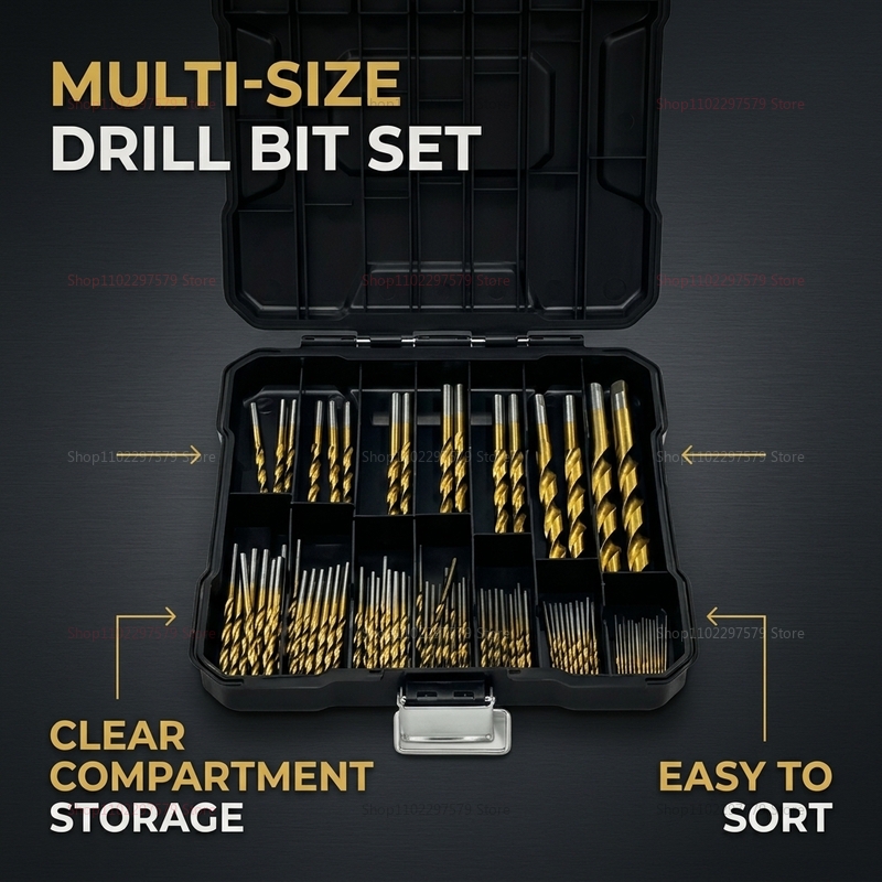 99-delige titanium boorset 1,5 - Woodworking Garage recensie en prijs