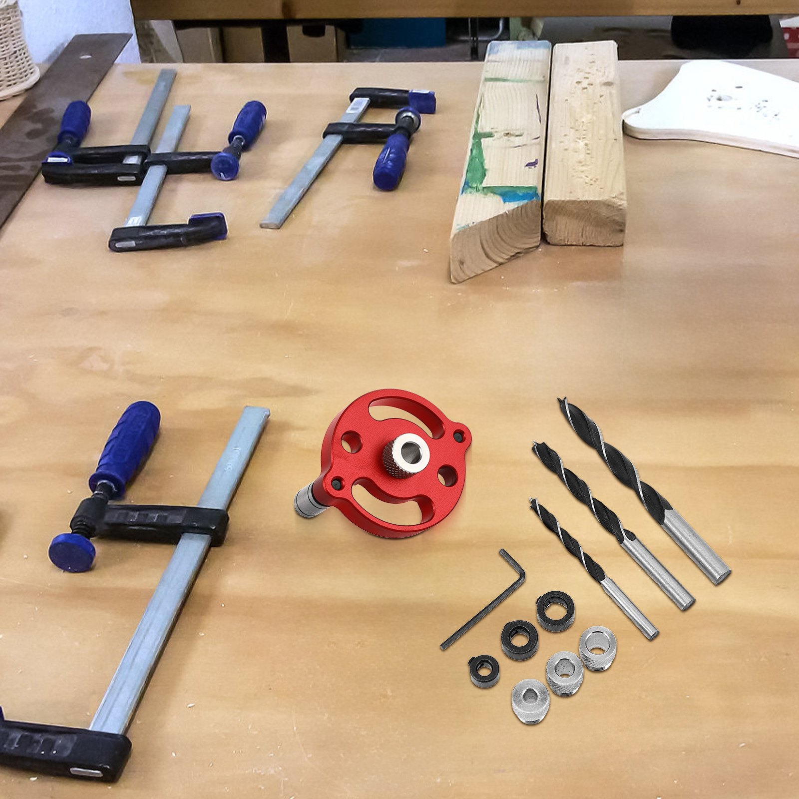 1 set precisie-boormalen van a - Woodworking Joints recensie en prijs
