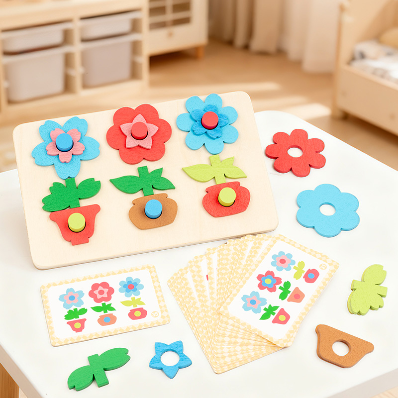 Veelzijdig bloemenpuzzelbord g - Woodworking Game recensie en prijs