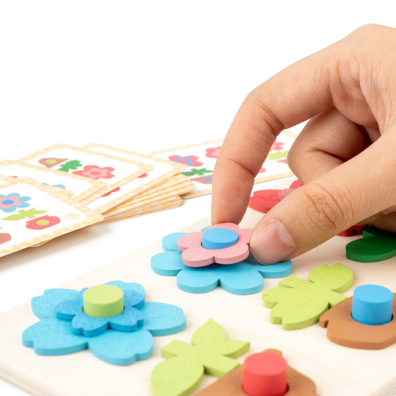 Veelzijdig bloemenpuzzelbord g - Woodworking Game recensie en prijs