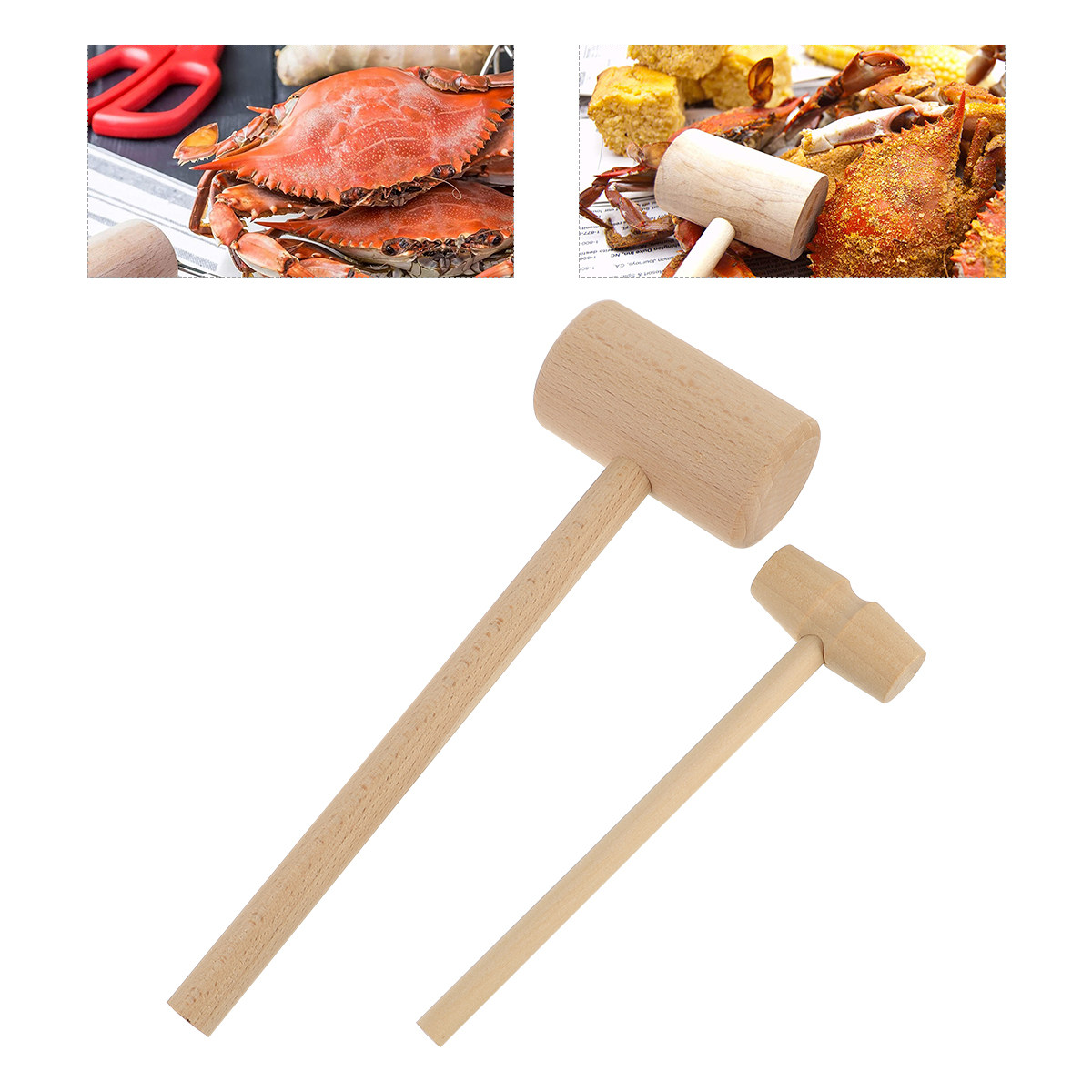 Set van 12 houten hamerhandvat - Woodworking Kitchen Projects recensie en prijs