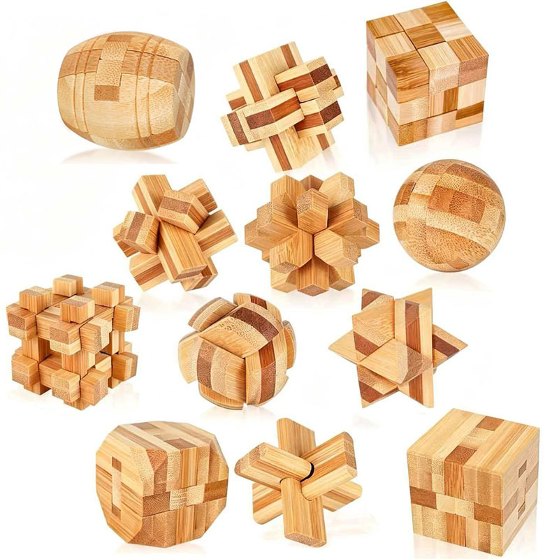 NIEUWE 4,5CM Lu Ban Slotpuzzel - Woodworking Kids Toys recensie en prijs