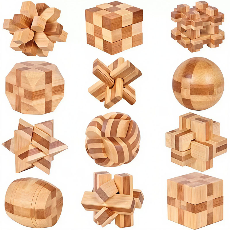 NIEUWE 4,5CM Lu Ban Slotpuzzel - Woodworking Kids Toys recensie en prijs