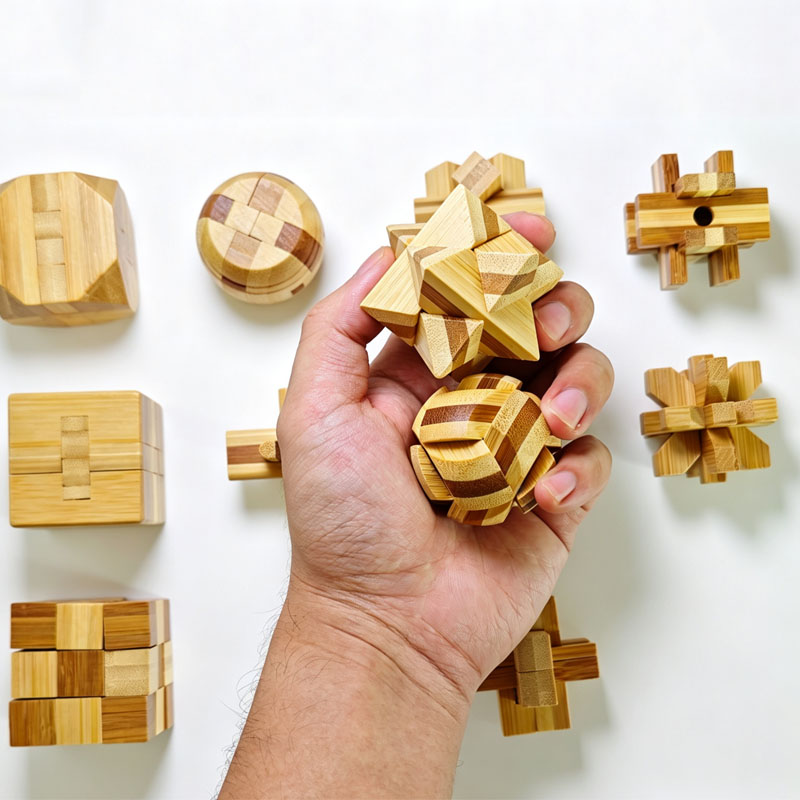 NIEUWE 4,5CM Lu Ban Slotpuzzel - Woodworking Kids Toys recensie en prijs
