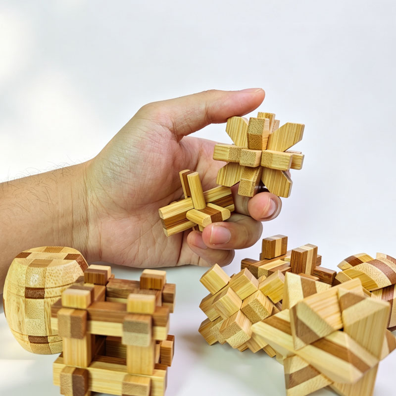 NIEUWE 4,5CM Lu Ban Slotpuzzel - Woodworking Kids Toys recensie en prijs