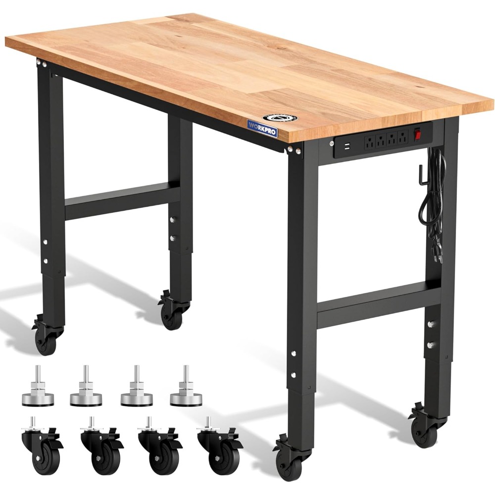 Garagewerkbank, 48X22 verstelb - Woodworking Garage recensie en prijs