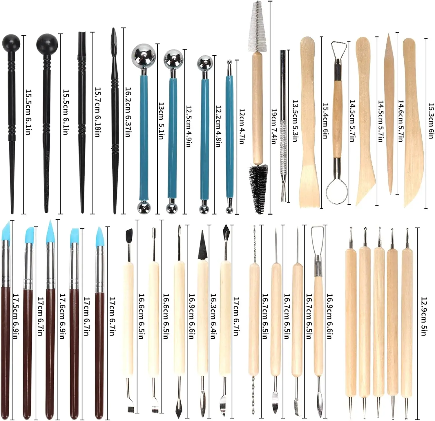 8-61PCS aardewerkgereedschapse - Wood Chisel Set recensie en prijs