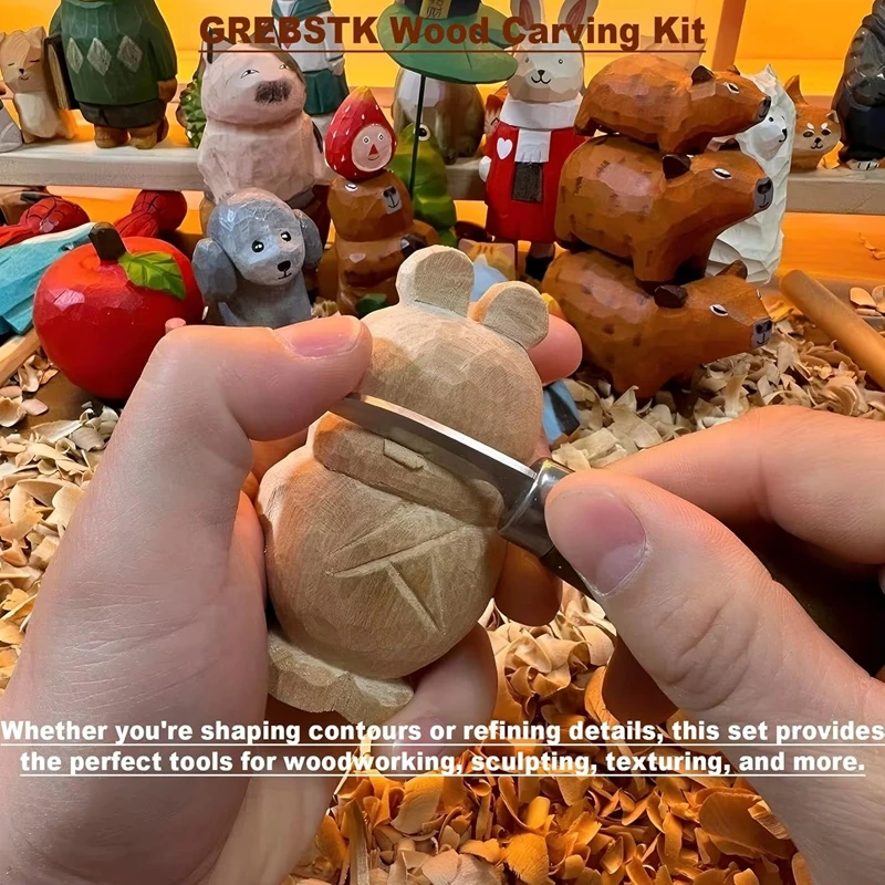 Houtsnijset Houtsnijgereedscha - Woodworking Kits For Adults recensie en prijs