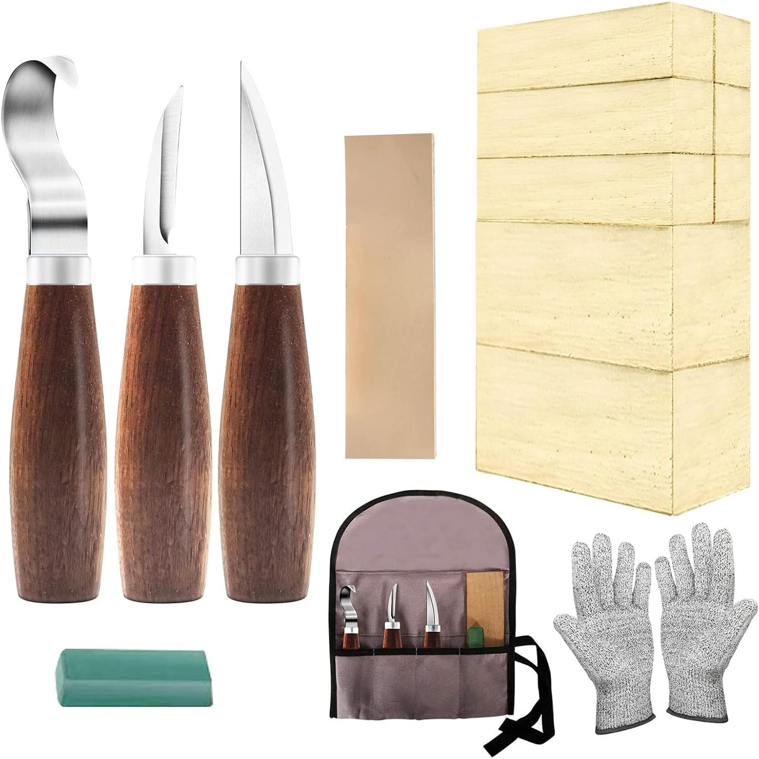 Beginnersset voor houtsnijwerk - Woodworking Kits For Adults recensie en prijs
