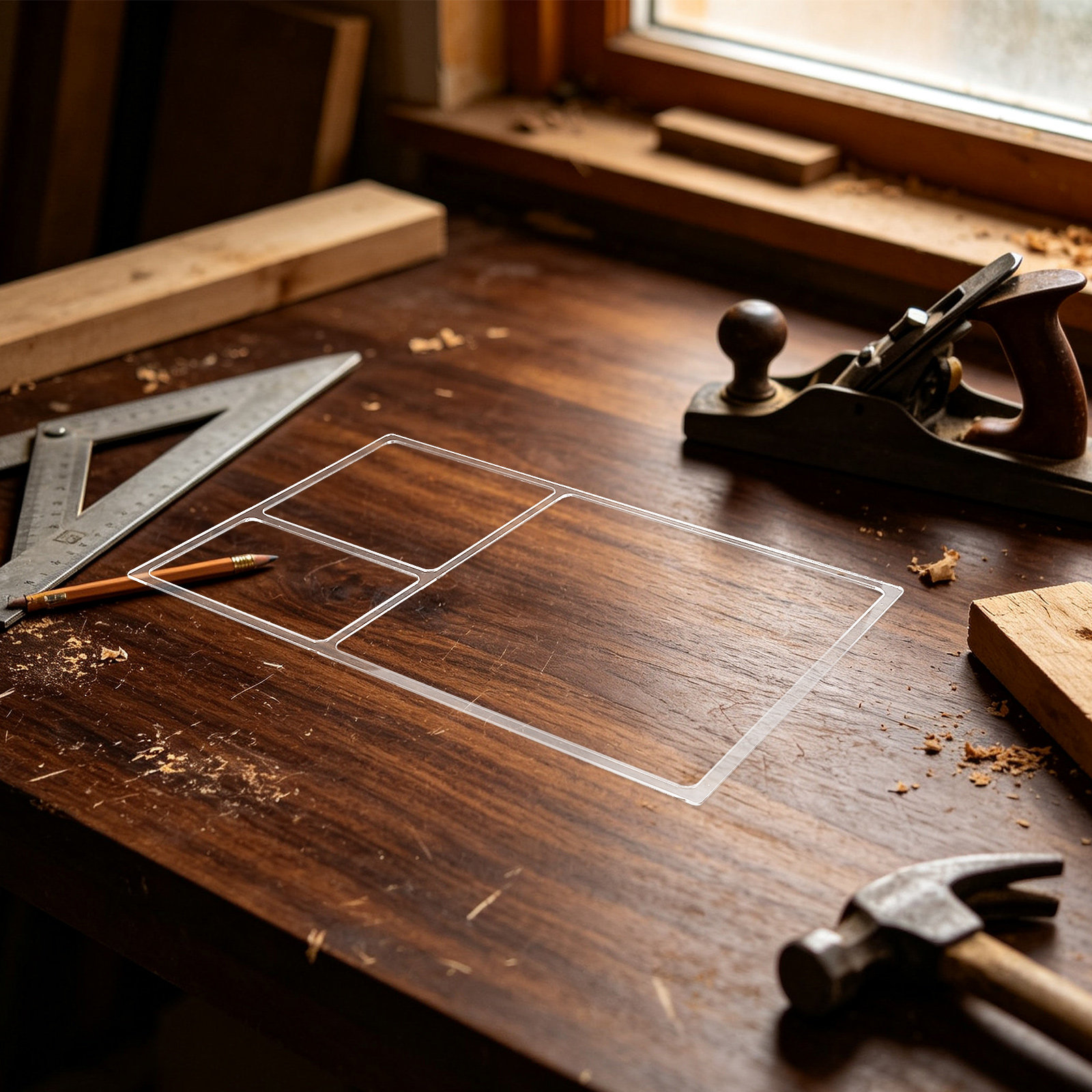 Transparante acryl sjabloon vo - Woodworking Templates recensie en prijs
