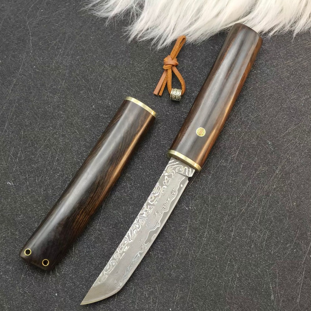 Hoge hardheid VG10 Damascus Ta - Woodworking Japan recensie en prijs