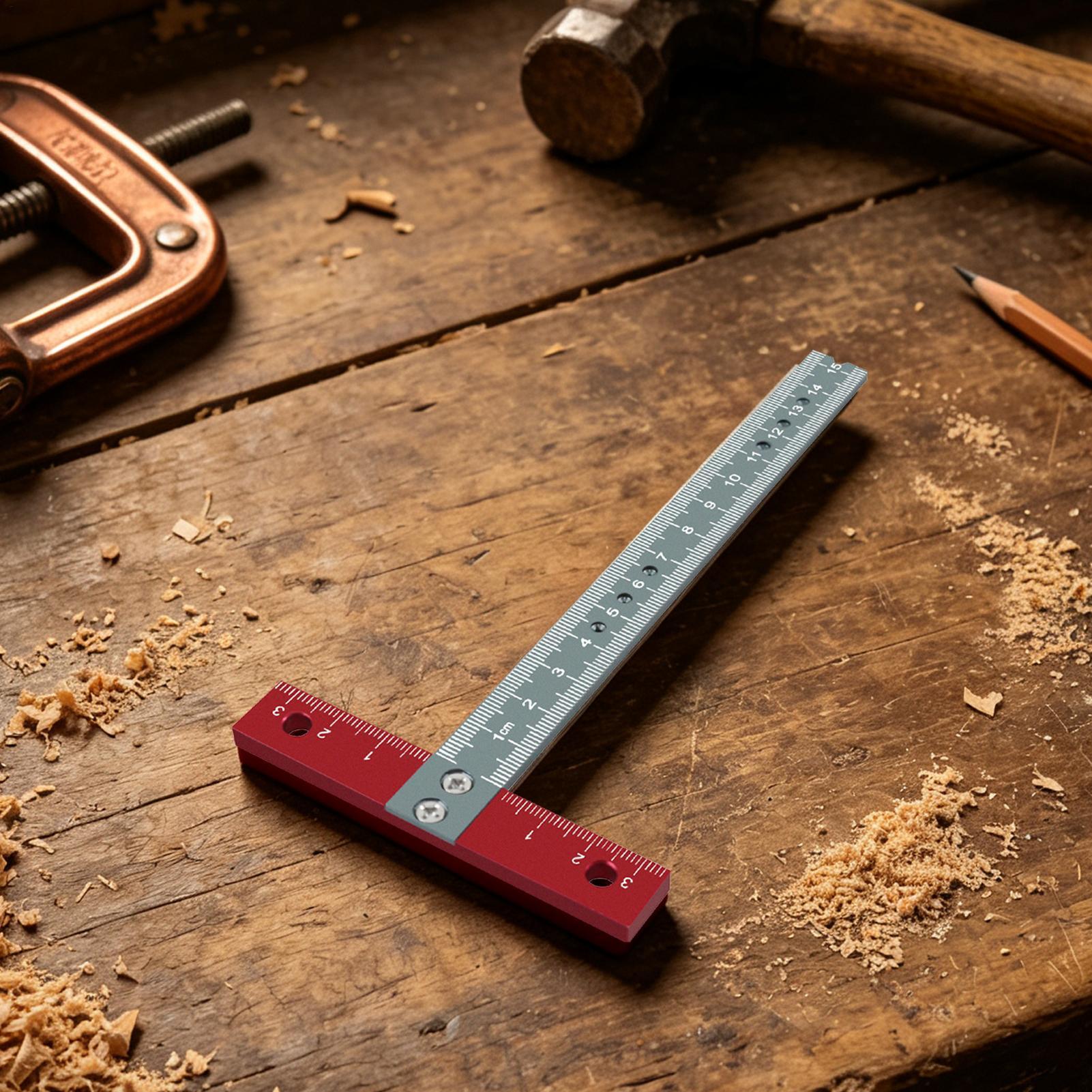 Houtbewerkingsliniaal T-vormig - Woodworking And Carpentry recensie en prijs