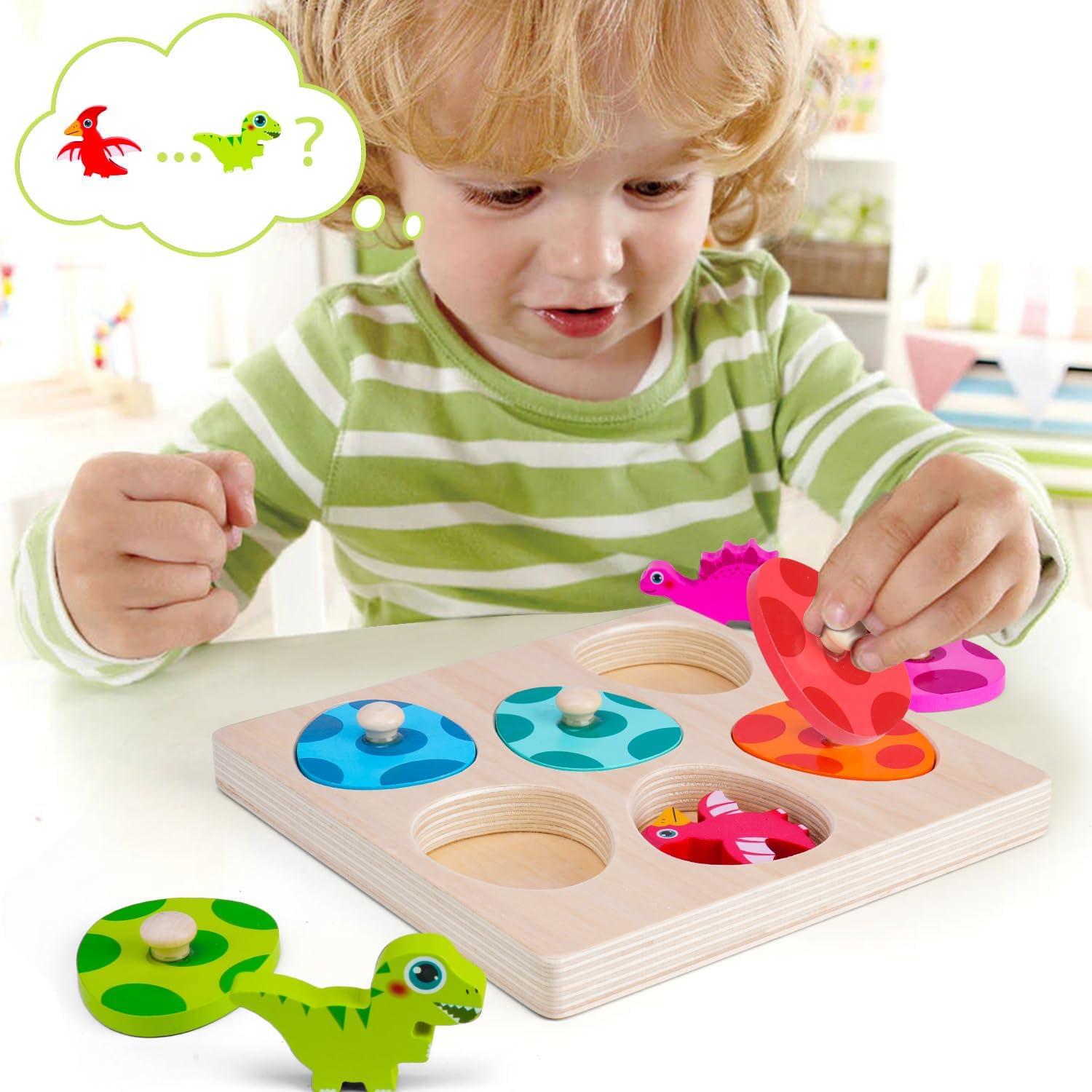Houten Dinosaurus Puzzel Speel - Woodworking Kids Toys recensie en prijs