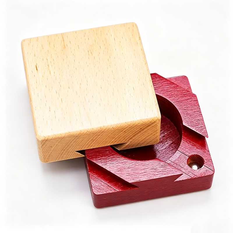 Houten puzzeldoos met geheim v - Woodworking Game recensie en prijs