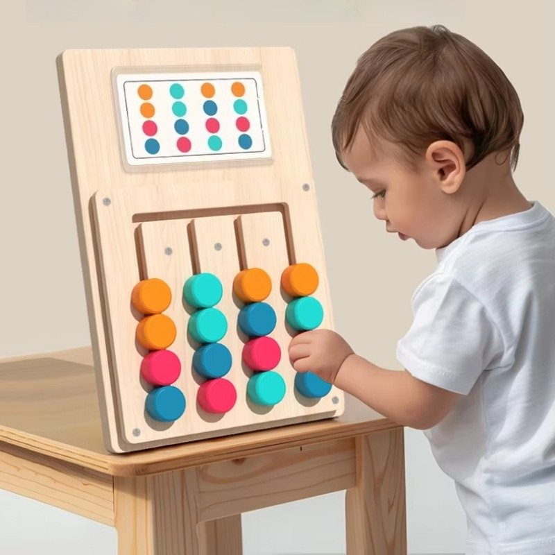 Montessori Kleur- en Vormmatch - Woodworking Kids Toys recensie en prijs